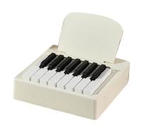 Buhdjfnke Mini calendrier piano, musique de renommée mondiale, musique haut de gamme, piano, décoration de bureau, calendrier de , cadeau surprise, noir