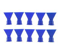 Buhdjfnke Moule ondulé en silicone pour cartouche - Pièce de buse - Embout de pulvérisation pour mastic - Accessoires de seringue - 10 pièces/lot