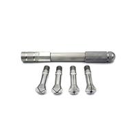 Buhdjfnke Outils d'horloger Mouvement Roue dentée Pointe pendulaire Pince Couronne Pièces de rechange avec 4 pinces de serrage Support portable pour réparation de montre