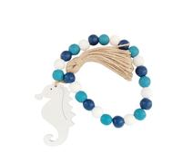 Buhdjfnke Perles de mer, style méditerranéen, guirlande de perles de mer, guirlande de perles de plage, collations, décoration d'été, facile à utiliser, B