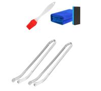 Buhdjfnke Pince à saucisses, pince de cuisine pour , barbecue à saucisses, pince de cuisine avec long B