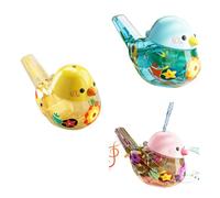 Buhdjfnke Pipe à eau pour oiseaux aquatiques, sifflet chantant des forêts, avec cordon tour de cou, pour chants d'oiseaux aquatiques