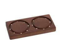 Buhdjfnke Plateau de rangement en bois massif de 58 mm pour poudre de café avec montage mural magnétique, étagère de rangement B