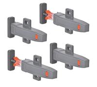 Buhdjfnke Rebond de porte d'armoire autobloquant, rebond de serrure réglable, panneau de porte d'armoire, ouvre-porte push-open