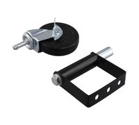 Buhdjfnke Roue de portail à ressort haute performance - Roue de portail rotative pour portails et clôtures en bois - Capacité de charge de 220 livres