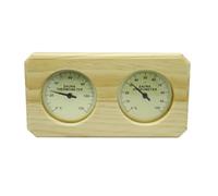 Buhdjfnke Thermomètre de sauna Fahrenheit Hygromètre 2 en 1 Thermostat de sauna d'intérieur pour sauna traditionnel, tonneau ou extérieur