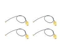 Buhdjfnke U.FL Mini PCI vers RP-SMA Pigtail Antenna WiFi Cable Pack of 8