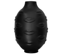 Buhdjfnke Vase en céramique blanche, insert de fleurs séchées, artistique, lèvres, plantes en pot, résidence d'artiste, ornement décoratif, B