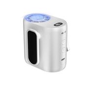 Buhdjfnke Ventilateur Portable à Clip Ceinture avec Refroidisseur Glace 4000 MAh,à Porter Autour du Cou ou à la Ceinture,Idéal pour Le Travail,Le Camping et la Randonnée en Plein Air (Blanc)