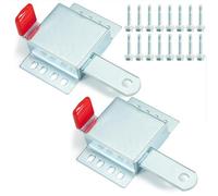 Buhdjfnke Verrou de porte de garage en acier robuste - Kit de serrure de porte de garage essentiel pour la plupart des portes de garage