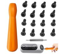 Buhdjfnke Vis de sonnette de porte pour démonter, anneau de tournevis, vis de sécurité de rechange, compatible avec sonnette antivol vidéo