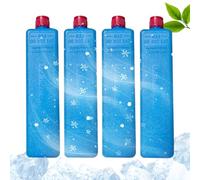Buhtario Pain De Glace pour Rafraichisseur d'air, 4/6/8 Pièces Blocs De Glace Réutilisables - Refroidissement Accéléré pour Climatiseur Ventilateur Glacière Sac Isotherme - Garde Boissons (4pc)