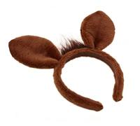 Buhygn Bandeau Cosplay,Bandeau Mignon Avec Design D'Oreilles De Cheval En Peluche | Doux pour Soins du Visage | Pour Les Célébrations Du Nouvel An Lunaire, Bals Masqués, Voyages Et Vacances