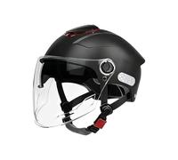 Buhygn Casque de Moto d'été,Protection Crânienne Respirante Et Absorbante De Chocs,Casque de Moto pour la sécurité à vélo | Conçu pour Les trajets Quotidiens en Ville et Les balades du W nd en