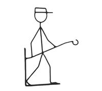 Buhygn Crochet Pour Suspendue Pour Homme De Pêche, Support Robuste, 20x23 Cm, Support Pour Suspendue, Crochet De Suspension Solide, Conception Peu Encombrante, Pour Balcon, Jardin, Patio, Usage