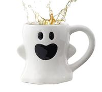 Buhygn Halloween Mug, Halloween Coffee Mug, Ceramic Ghost Face M Ug, Utilisations Larges, Nettoyage Hygiénique, 14,2 Cm, Pour Les Adultes Et Les Utilisent