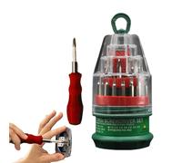 Buhygn Jeu de Tournevis | Outils Manuels De Réparation En Acier De Précision | Petit Coffret De Tournevis Avec Boîtier | pour Ordinateur Portable Téléphone Réfrigérateur Lave-linge Climatiseur TV