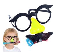 Buhygn Lunettes à Moustache,Accessoires de Déguisement pour Costumes | Lunettes Amusantes - pour les Femmes, les et les Adultes - Carnaval, Mascarade, Festival,