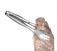Buhygn Pince de cuisson en métal, pince en acier inoxydable résistant à la chaleur pour servir - Pince isolante thermique | Pour cuisine, barbecue, camping, barbecue, restaurant, hôtel, traiteur, fête