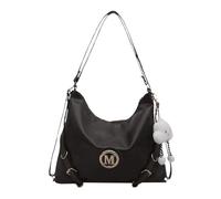 Buhygn Sac fourre-tout - Sac fourre-tout tendance - Grande capacité, élégant, décontracté, tendance, sac à main multifonctionnel pour femmes, filles, Noir , Refer to description