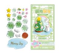 Buhygn Stickers 3D Empilables - Stickers Scène 3D Superposés | Kit DIY Mini Scène Mignon,Pour Adultes Scrapbooking Journaling Loisirs Créatifs Vacances Pièce Chambre