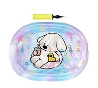 Buhyujkm Cat Water Mat, Sensory Play Mat for Cats, Thickened Foldable Inflatable Cooling Pad, Interactive Exercise Toy for Dogs 30.31x40.55 inches, Kittens, Pets, Indoor & Travel Use