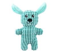 Buhyujkm Dog Chew Plush Toy, Interactive Squeaky Animal, Soft Bite-Resistant Pet Plaything, 9.45x5.51x1.97 inches, Engaging Enrichment for Indoor Training and Stress Relief
