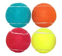 Buhyujkm Puppy Ball Chew Toy, Interactive Dog Balls, Set of 4 Strong Chewers Plaything, Small and Large Size with, Pet Teething Toys for Indoor and Outdoor