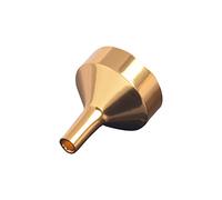 BUIDI Mini Liquide Entonnoir Huile conteneur Outils de Remplissage pour Parfum diffuseur Bouteille vin Pot conteneur Maille Entonnoir métal Or