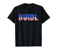 Buidl USA Real World Assets Crypto RWA Stars Stripes T-Shirt