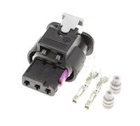BUIEX 1/5/10/20 Kit 1718653-1 Te 3 PIN Auto Electronic Mâle Femme Connecteur étanche Fiche Compatible avec VW Audi 4f0973703A 4f0973703 (Color : Female, Size : 5Sets)
