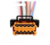BUIEX 10Pin Phare De Voiture Connecteur Électronique Faisceau De Câblage Prise De Faisceau Lointain Et Proche Prise D'éclairage Compatible avec Peugeot Citroen 307 308 408