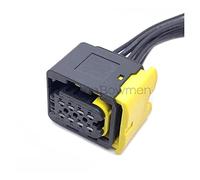 BUIEX Connecteur électronique Automobile Tyco HDSCS 8 Broches Compatible avec Le Faisceau de câblage de Prise d'urée de véhicule à énergie Nouvelle 0-1418438-1 (Color : 8P Female, Size : 1 Pc)