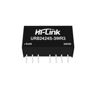 BUIIOQYUR Convertisseur isolé DC-DC 1PCS 24V à 3.3V 5V 9V 12V 15V 24V 3W Module d'alimentation à découpage de Charge EV URB2405S-3WR3(URB2405S- 3WR3)