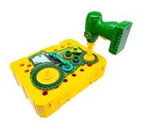 John Deere Planche d'activités sensorielles Build-A-Buddy 942-47676 – Perceuse, Ferme, Jaune