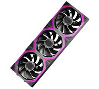 Build Blocks UNI Daisy Chain RGB PC Fan 120MM 3er Pack,2000RPM/62.36CFM,5V3PIN ARGB und 12V4PIN PWM Fan (Black Reverse Blade)