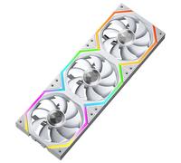 Build Blocks UNI FAN-ARGB Fan-Daisy Chain Design-One Cable Connection-PC Fan 120 mm-RGB Fan 120 mm-Case Fan 120 mm (White, Forward)