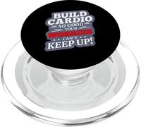 Build Cardio So Good Your Worries Can't Keep UP PopSockets PopGrip pour MagSafe