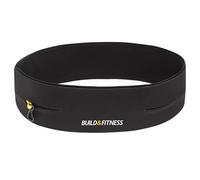 Build & Fitness Ceinture de course à pied avec clip de ompatible avec iPhone, Samsung L Noir