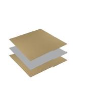 Build Plate, Compatible for Anycubic Kobra 3 Max Combo Pei Texture Kobra3 plaque de construction K3M K3MC PEO PET PEY ressort tôle d'acier accessoires de lit chauffant 430mm(Double Sided PEI)