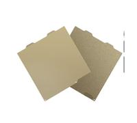 Build Plate, Compatible for Bambu A1 Mini plaque de construction Double face texturé PEI tôle d'acier à ressort lisse for impression 3D en bambou 180x180mm,for Hotbed Build Plate(Style B)