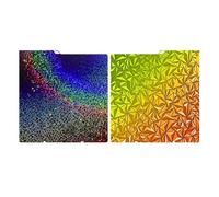 Build Plate, Kobra S1 plaque de construction 264x276mm Glacier Cool lisse + lit chauffant texturé, Compatible for les imprimantes 3D ANYCUBIC Combo,for Hotbed Build Plate(BET300 with clamp)