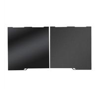 Build Plate, Plaque de construction Pei for Anycubic Kobra 3 Max, mise à niveau 430x430, pièces de rechange for plate-forme magnétique,for Hotbed Build Plate(Black)