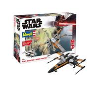 Build & Play Poe's Boosted X-Wing Fighter - Maquette Prépeinte Sonore Et Lumineuse - 1/78ème - 21 Pièces-Revell