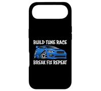 Build Tune Race Break Fix Repeat Import Car Cartoon Humour Coque pour iPhone Air