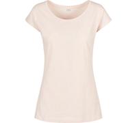 Build Your Brand Basic BB013 | LadiesŽ Wide Neck Tee Col rond - Couleur : Rose - Taille : 3XL