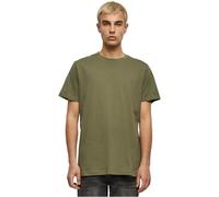 Build Your Brand Basic Round Neck T-Shirt, Olive, 4XL Homme