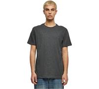 Build Your Brand Basic Round Neck T-Shirt, T-Shirt Homme, Charcoal, XS