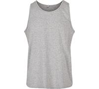 Build Your Brand Basic Tank T-Shirt, Heather Grey, M Homme