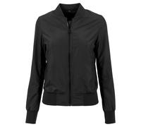 Build Your Brand Veste bomber en nylon Noir Femme Taille L